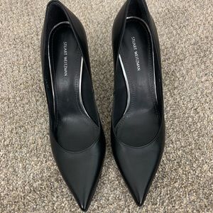 Matte Black Stuart Weizmann pumps